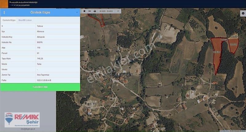 Yalova Altınova Aktoprak Köyünde 12.556m2 Satılık Tarla — fotoğraf 6