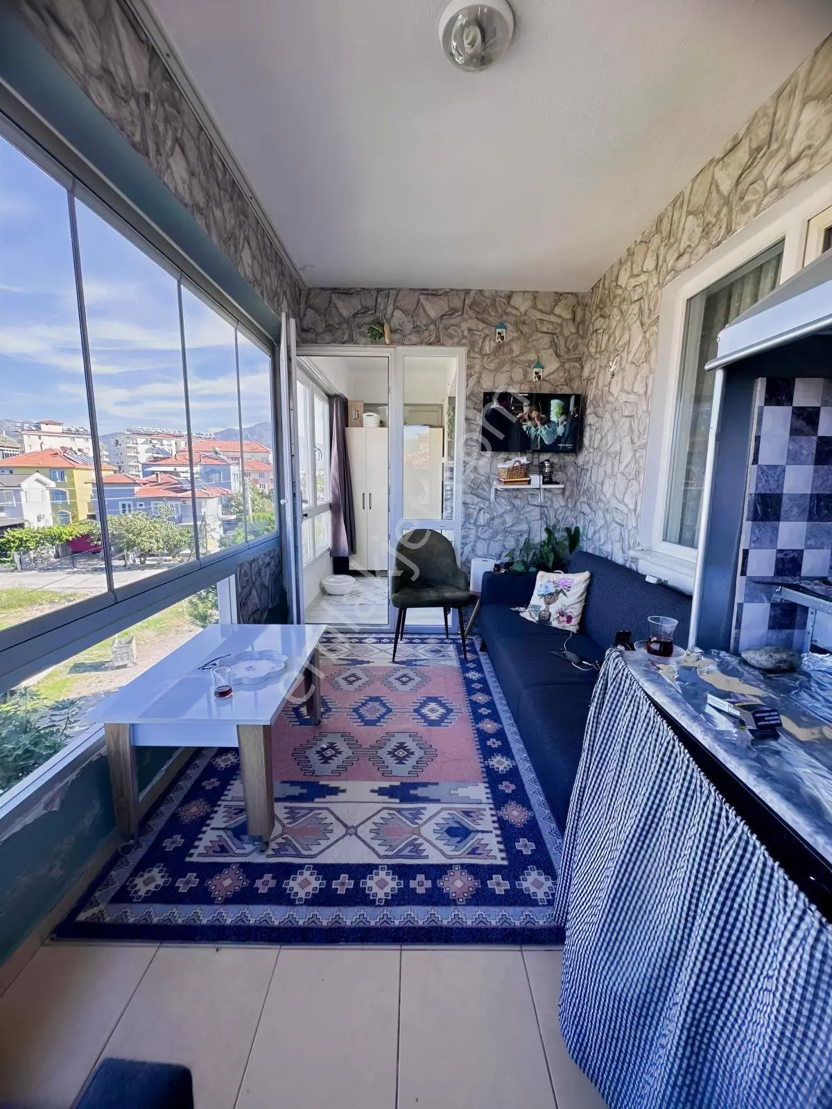 Ortaca Karaburunda 110 M² Kapalı Mutfak, Çift Balkonlu 2+1 — fotoğraf 18