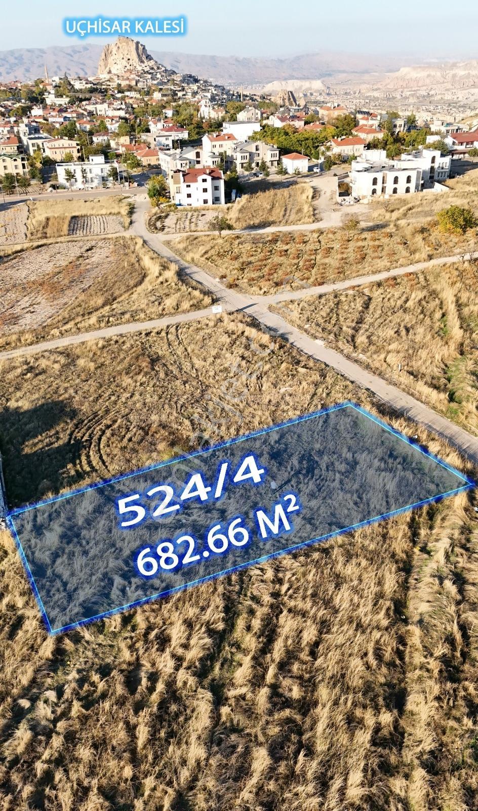 Şanlıbaba Emlak'Tan Uçhisar Da Satılık 682 M2 Villa Arsası