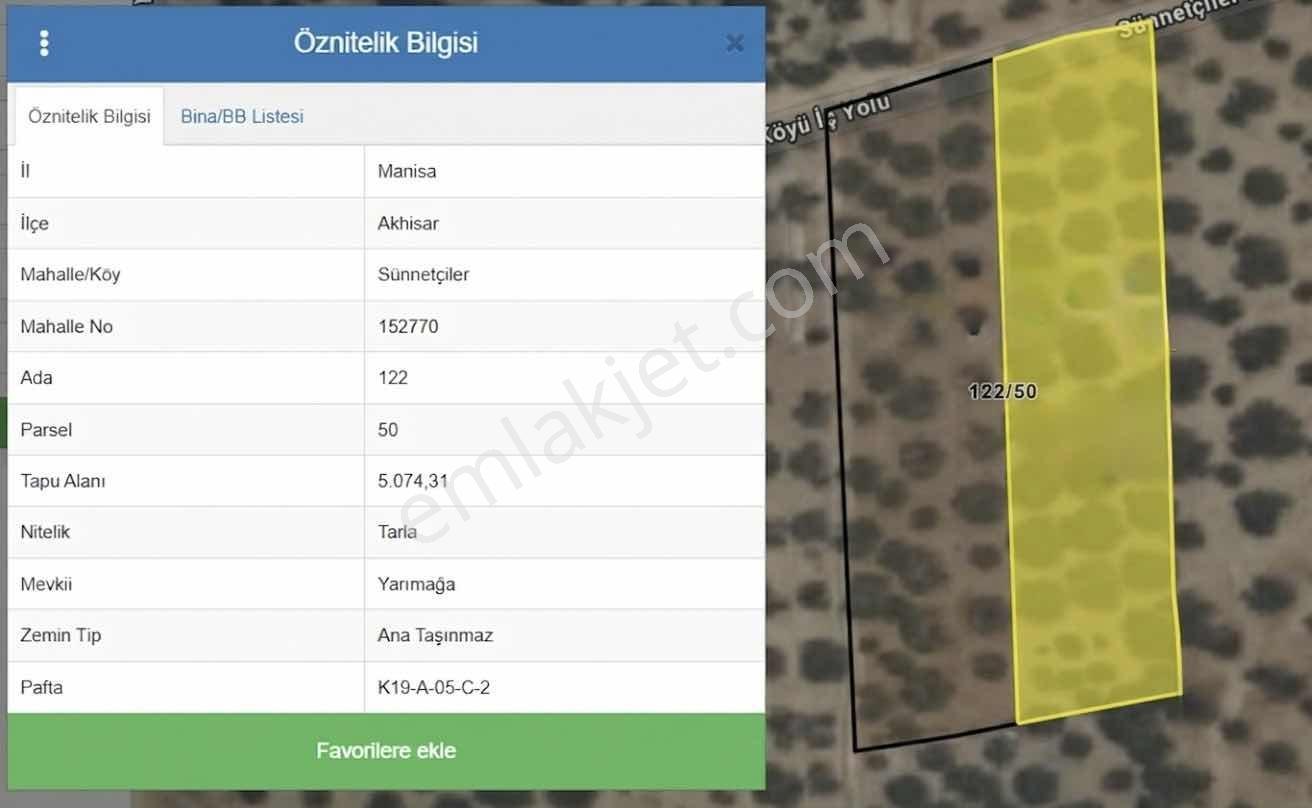 Akhisar Sünnetçilerde | 2537 M2 Zeytinlik | Köy'e 370 Mt Mesafe — fotoğraf 9