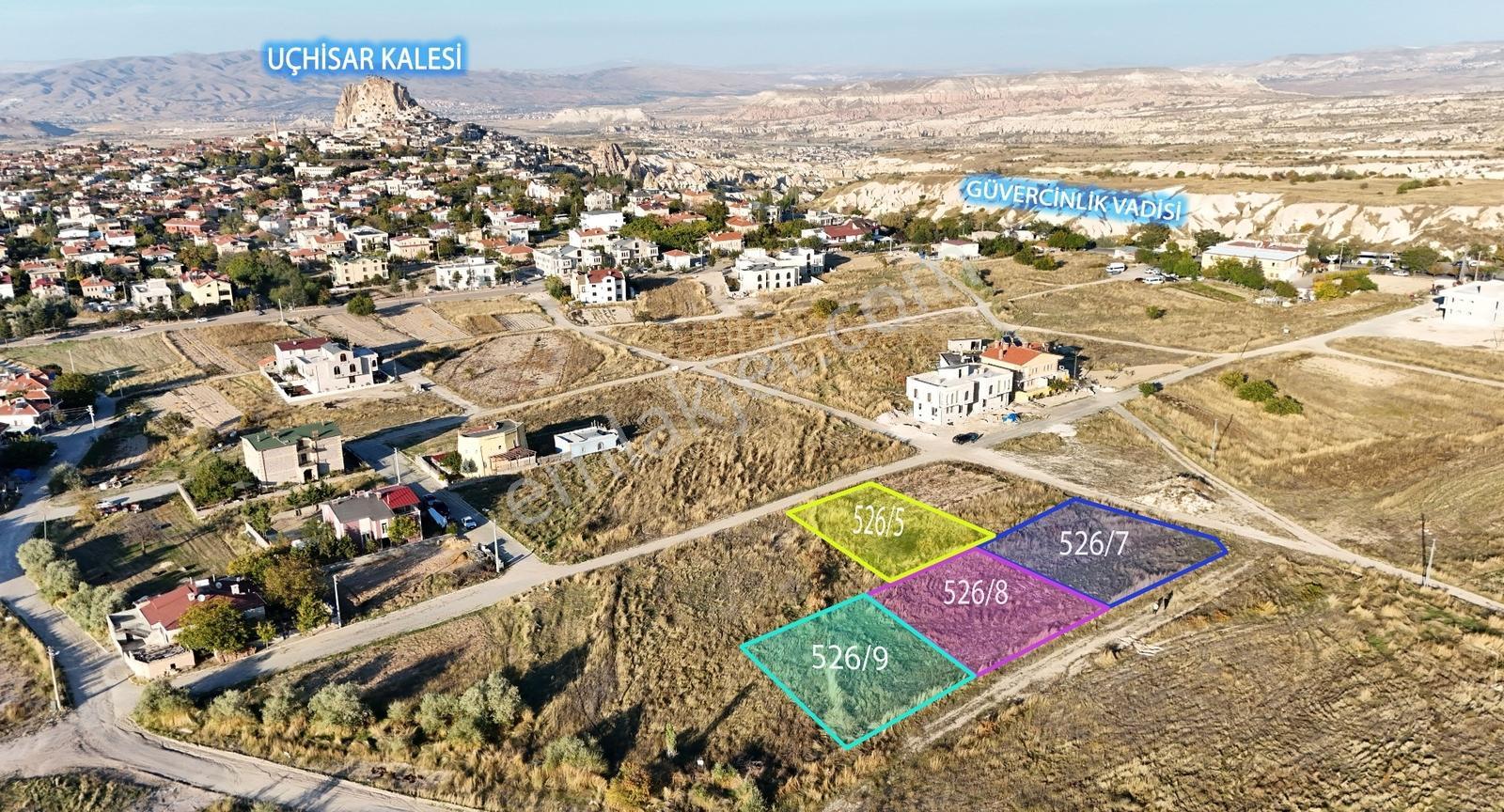 Şanlıbaba Emlak'tan Uçhisar Da Satılık İmarlı Arsalar — fotoğraf 4