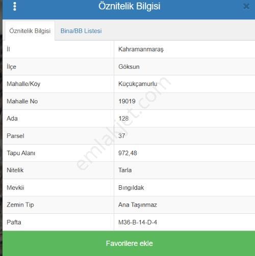 Tok Emlak'tan Küçükçamurlu Mahallesinde Satılık Arazi — fotoğraf 2