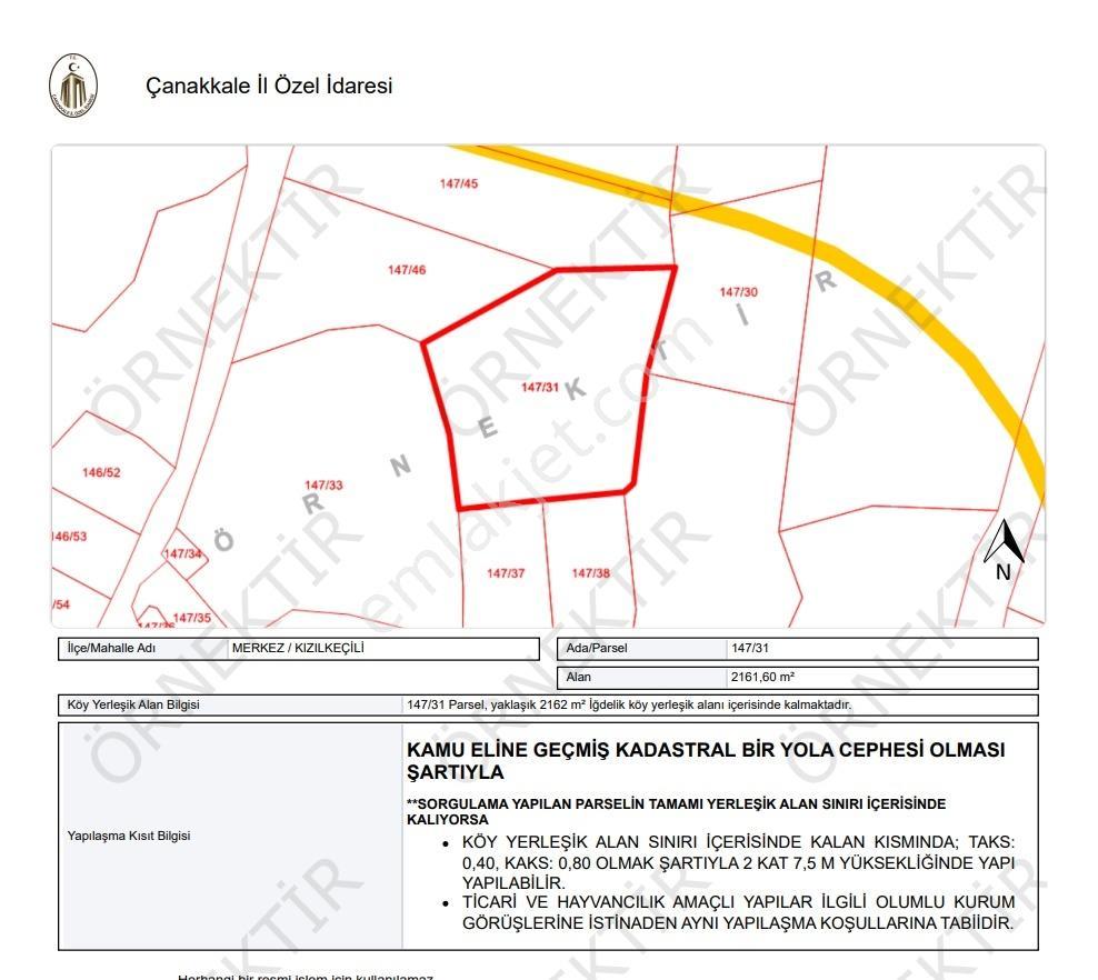 Yiğit Gayrimenkul'den İğdelikte Satılık 2.161 M2 Tarla — fotoğraf 6