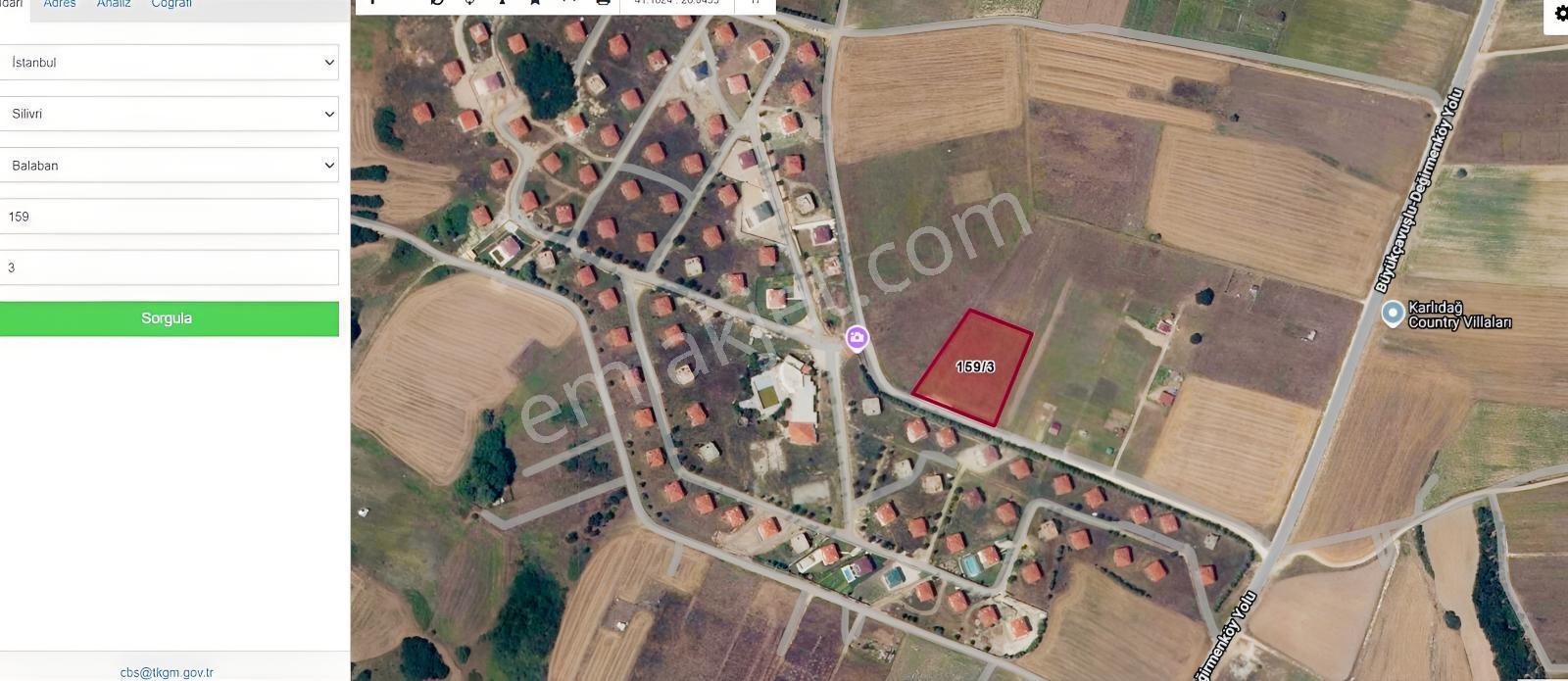 Alban'dan Silivri Balabanda 256 M² Satılık Arsa — fotoğraf 2