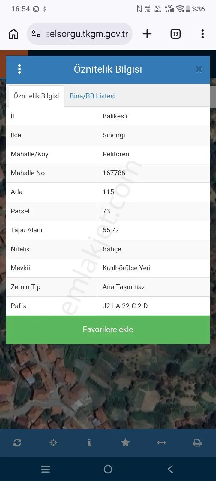 Sındırgı Pelitorende 55 M Köy İçinde Arsa — fotoğraf 4