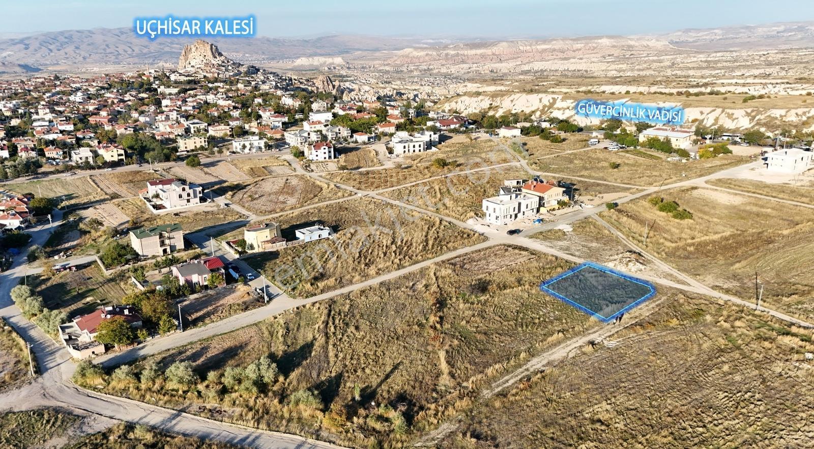 Şanlıbaba Emlak'tan Uçhisar Da Satılık Köşe Başı Villa Arsası — fotoğraf 15