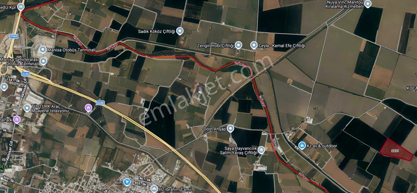 Özgün Gm'den - Yeni Harmandalı - 54.500 M² Satılık Tarla — fotoğraf 3
