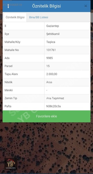 Yb Gayrimenkul Den Taşlıca Busem 250 M² 1/4 Hiseli Ticari Arsa — fotoğraf 2