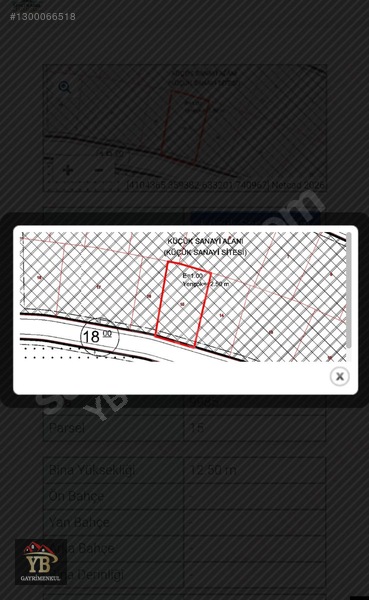 Yb Gayrimenkul Den Taşlıca Busem 250 M² 1/4 Hiseli Ticari Arsa — fotoğraf 6