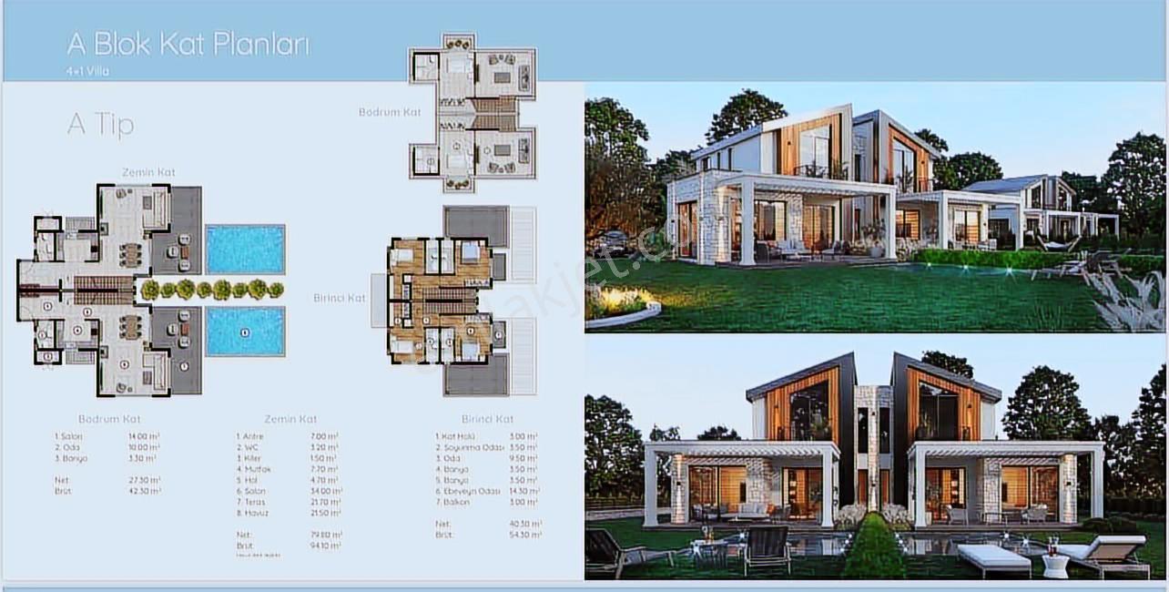 16 Urla Kuşçular Privatus Özel Havuzlu 4+1 Satılık Triplex Villa — fotoğraf 30