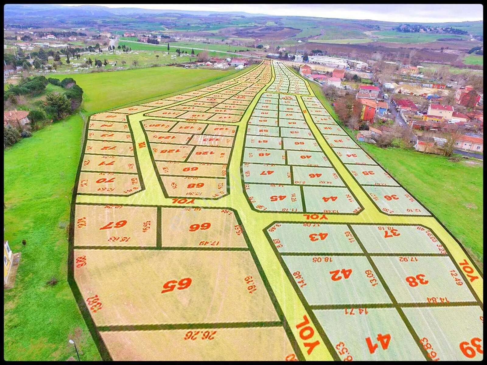 Çatalca Kabakça'da Köye Çok Yakın 496 M2 Satılık Arsa — fotoğraf 3