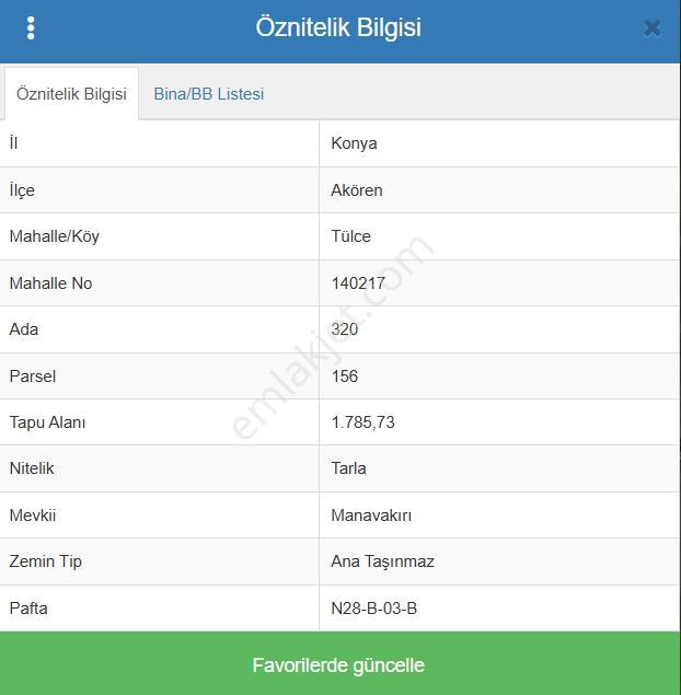 Konya Akören Yolu Üzerinde!!! Yola Cephe 1.785 M² Satılık Tarla — fotoğraf 9