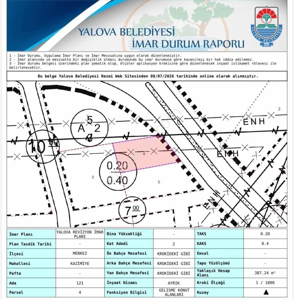Yalova Merkez Satılık Arsa — fotoğraf 3