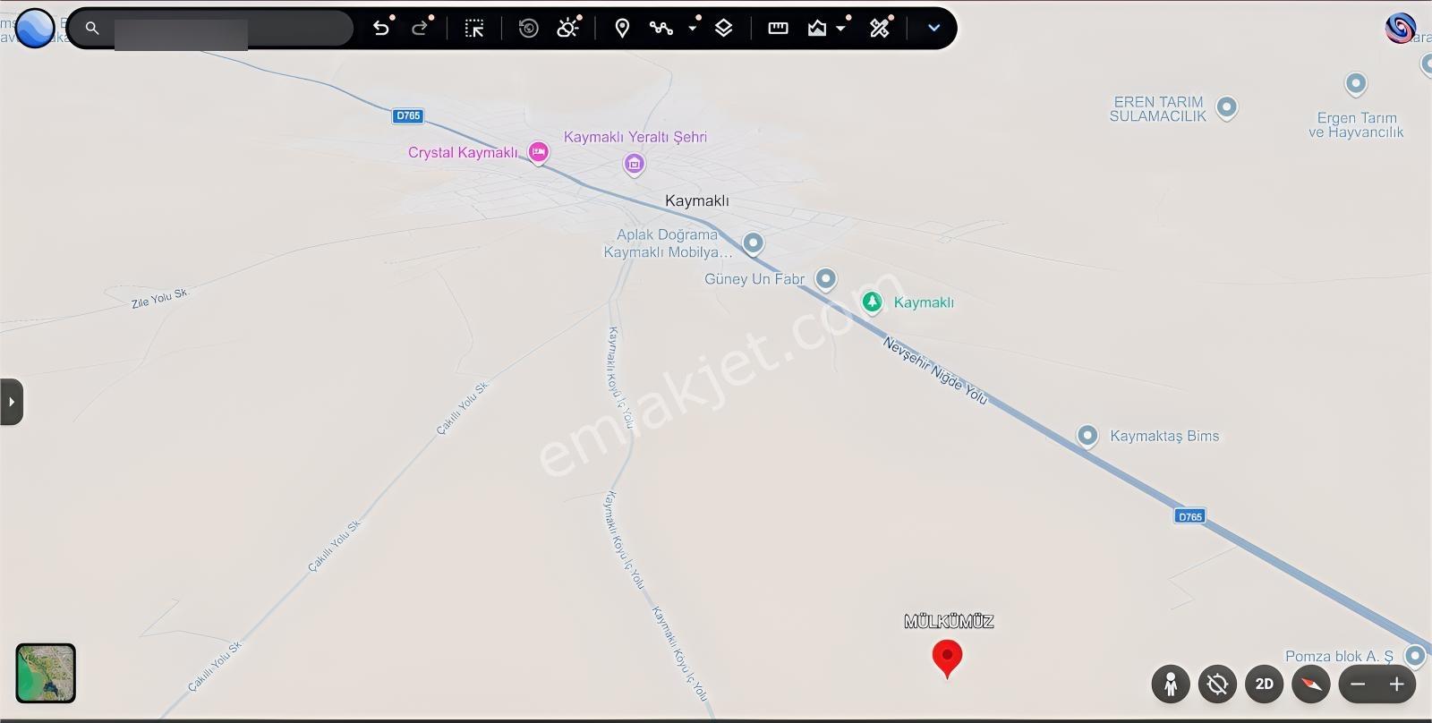 Nevşehir Merkez Kaymaklı 12.100 M2 Tek Tapu Değerli Mülk — fotoğraf 9