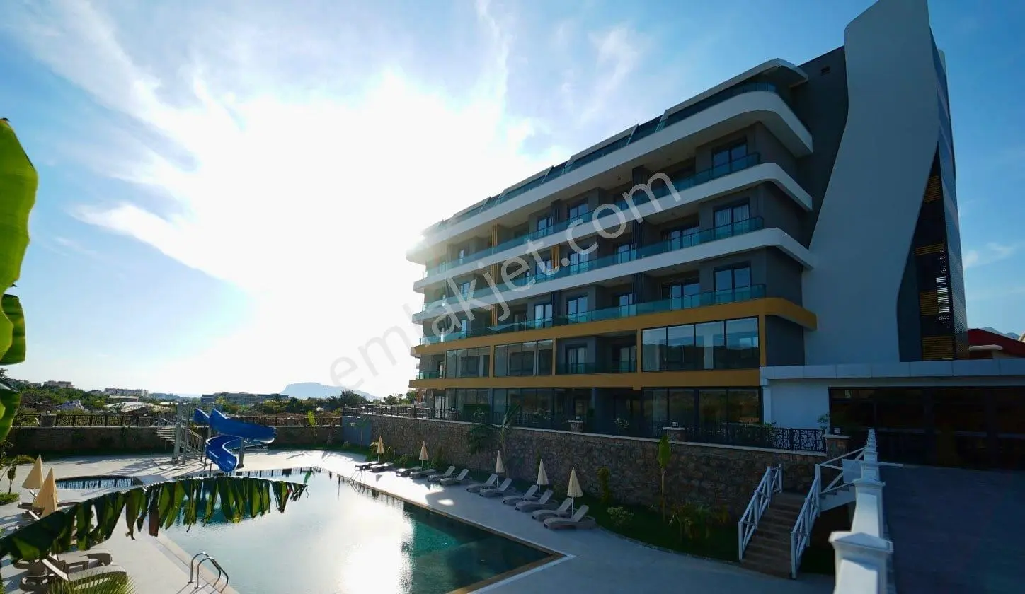 Alanya Oba 1+1 55m2 Full Aktiviteli Lüks Satılık Daire ! — fotoğraf 5