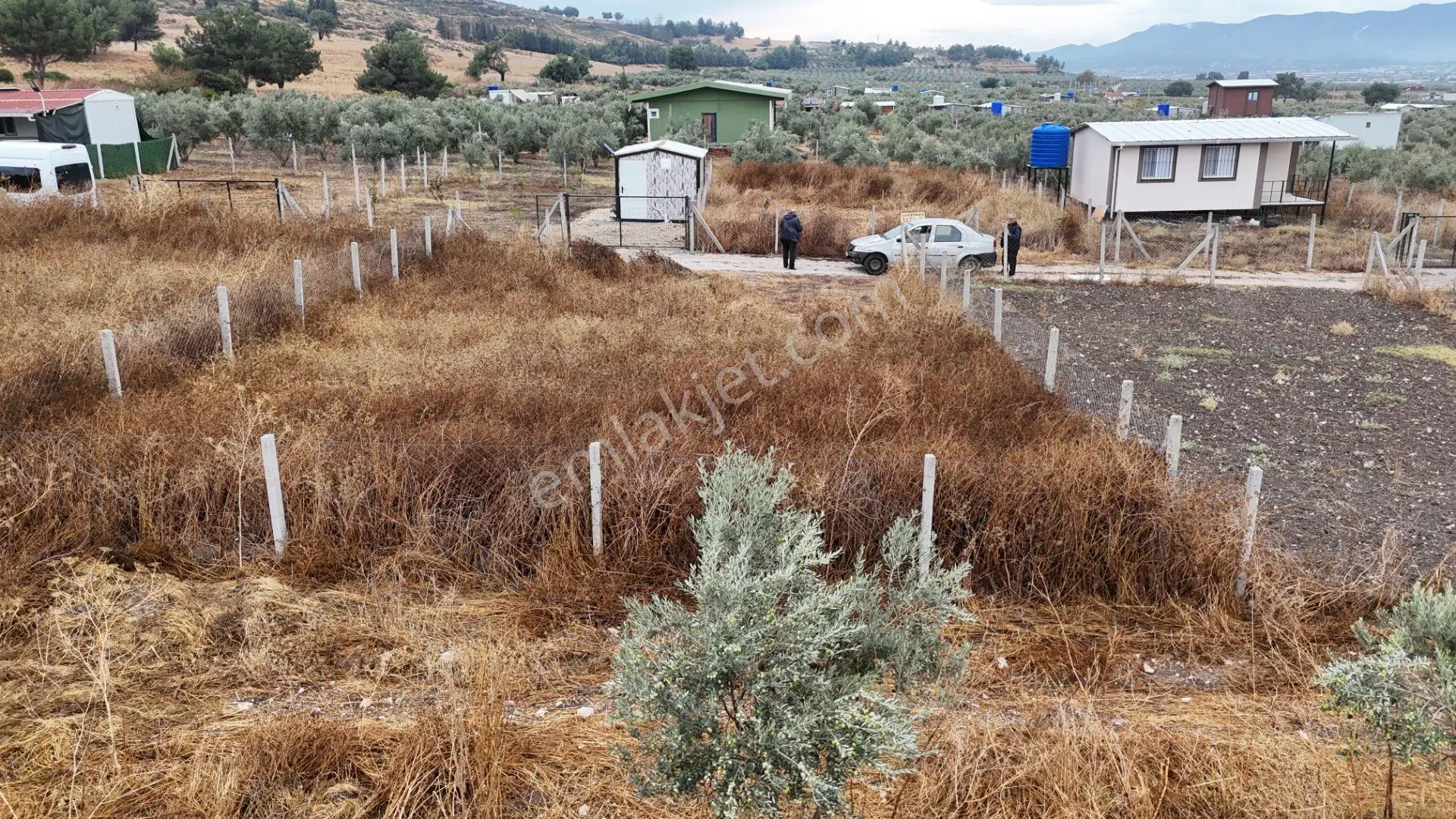 İzmir Menderes Tekelide 250m2 Hisse Tapu Manzaralı Bahçe — fotoğraf 2