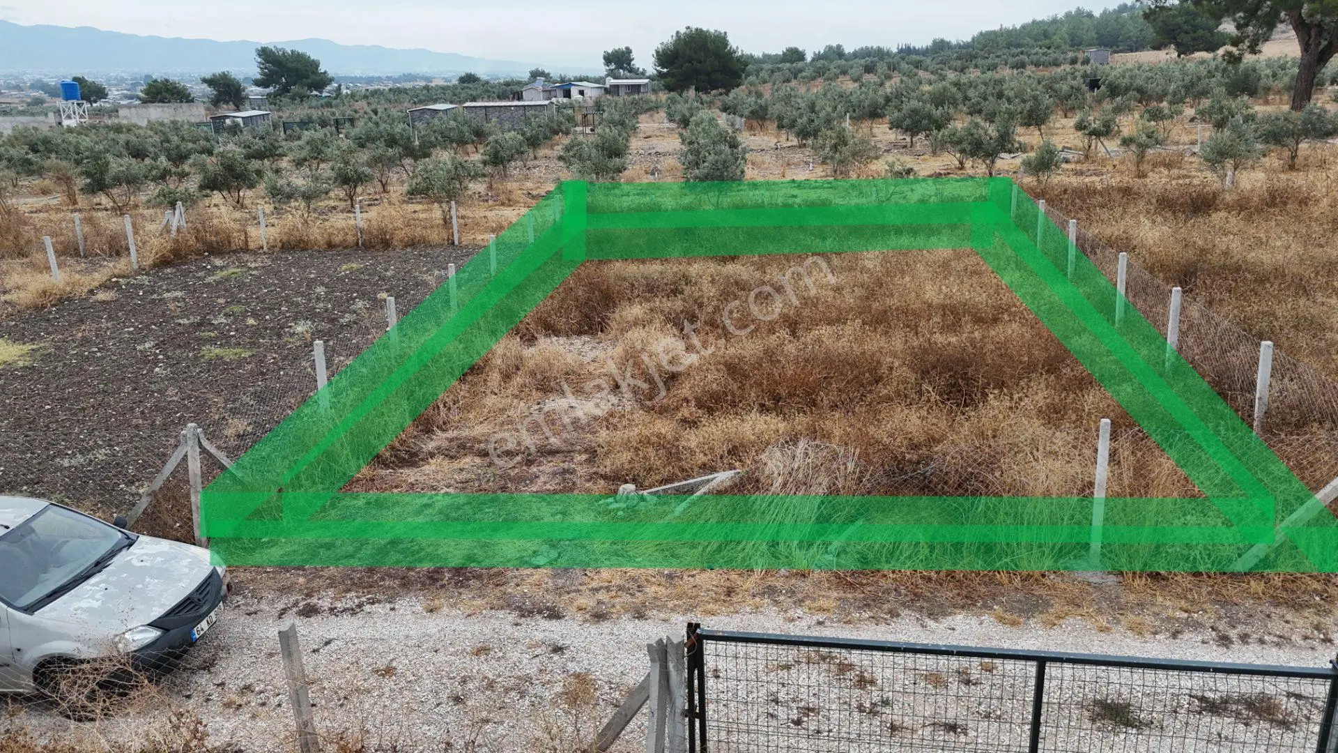 İzmir Menderes Tekelide 250m2 Hisse Tapu Manzaralı Bahçe — fotoğraf 3