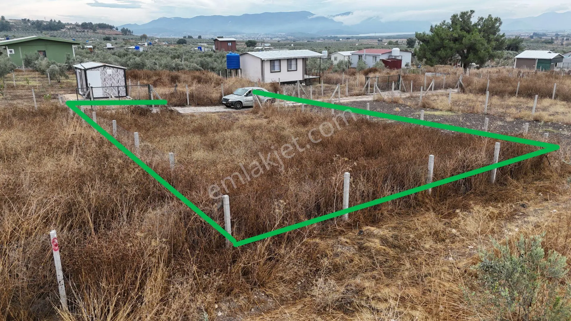 İzmir Menderes Tekelide 250m2 Hisse Tapu Manzaralı Bahçe — fotoğraf 9