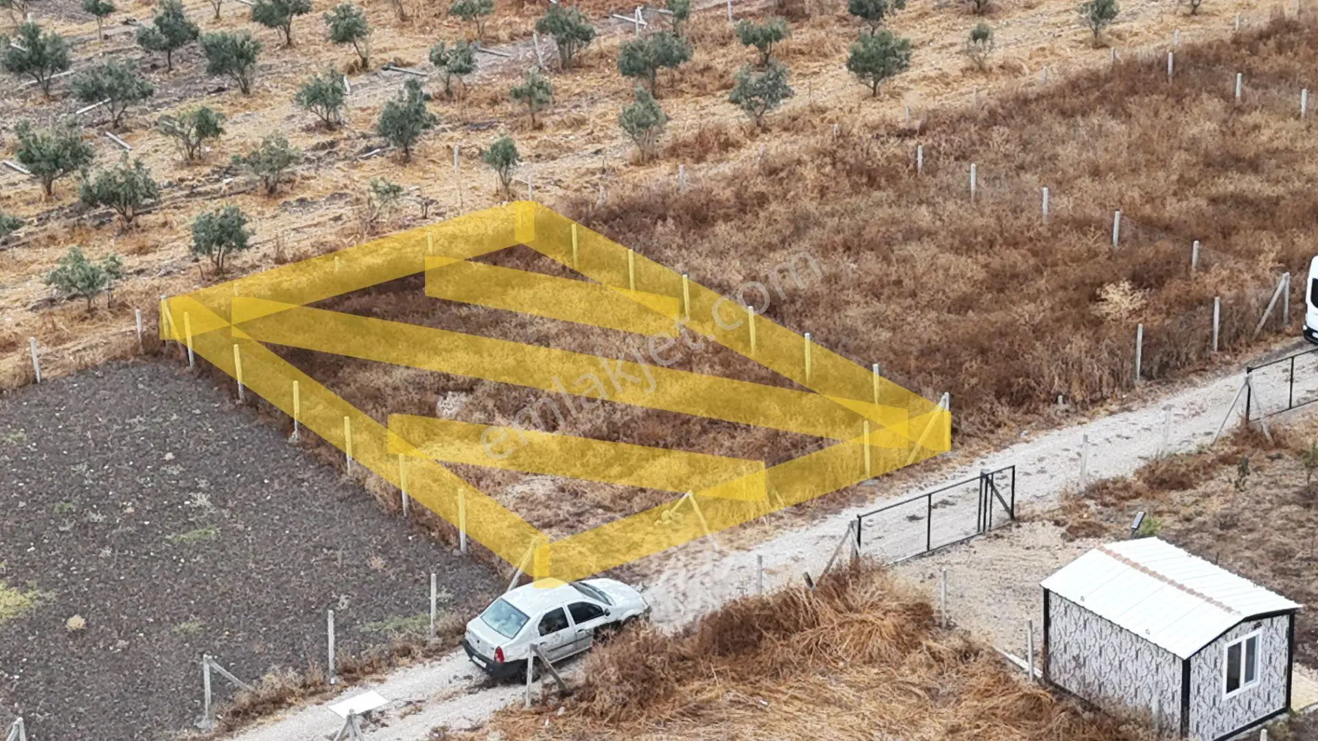 İzmir Menderes Tekelide 250m2 Hisse Tapu Manzaralı Bahçe — fotoğraf 10