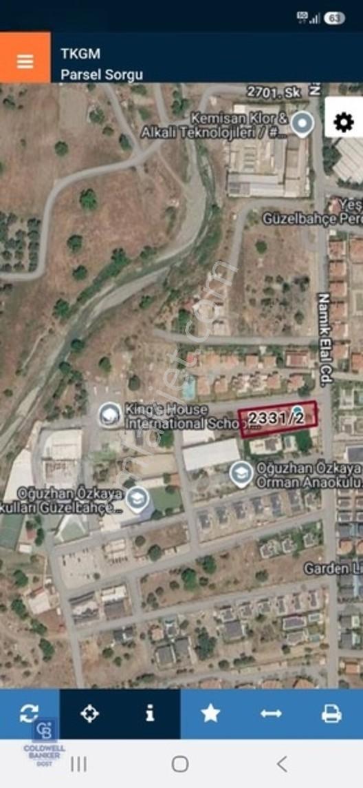 Güzelbahçe Yelki'de Konut İmarlı Köşe Parsel Satılık Arsa — fotoğraf 5