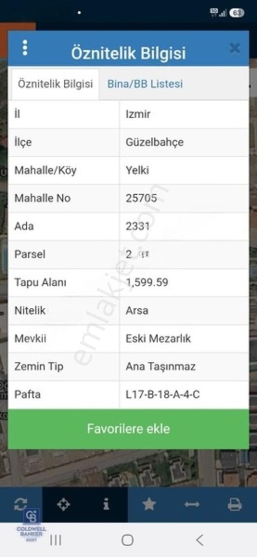 Güzelbahçe Yelki'de Konut İmarlı Köşe Parsel Satılık Arsa — fotoğraf 6