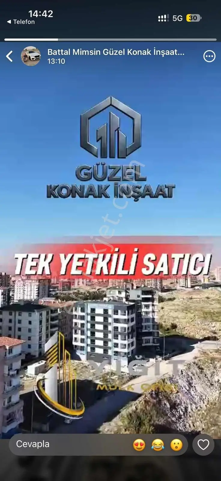 Mimsin Şirin Tepe Mah Satılık 3+1 Ultra Lüks Daire Fırsatı