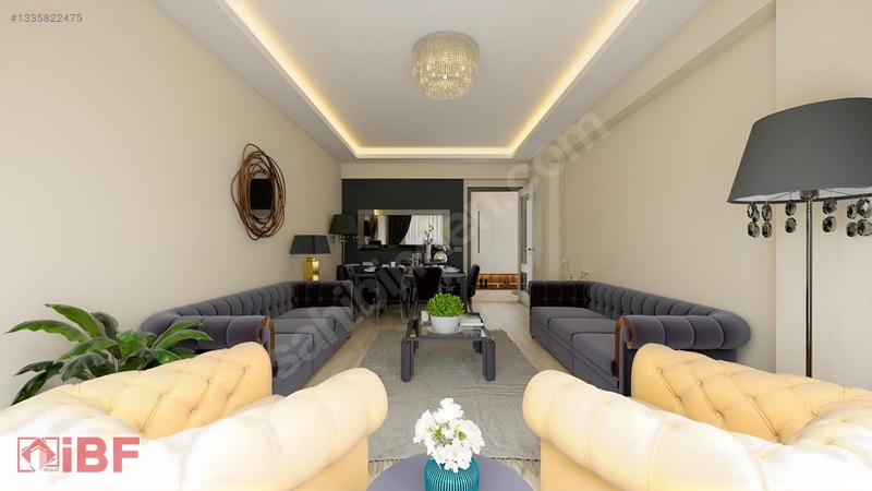 İbf | Büyük Balkonlu + Çift Banyo + Lw Wc + 160 M² 3+1 Daire — fotoğraf 9