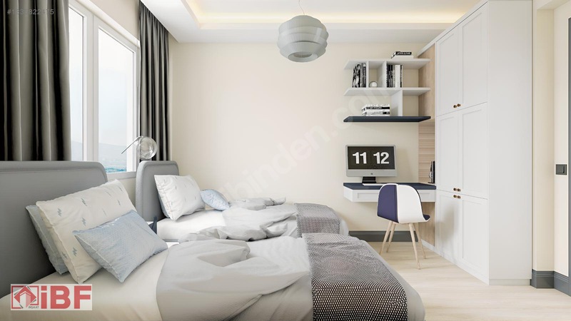 İbf | Büyük Balkonlu + Çift Banyo + Lw Wc + 160 M² 3+1 Daire — fotoğraf 17
