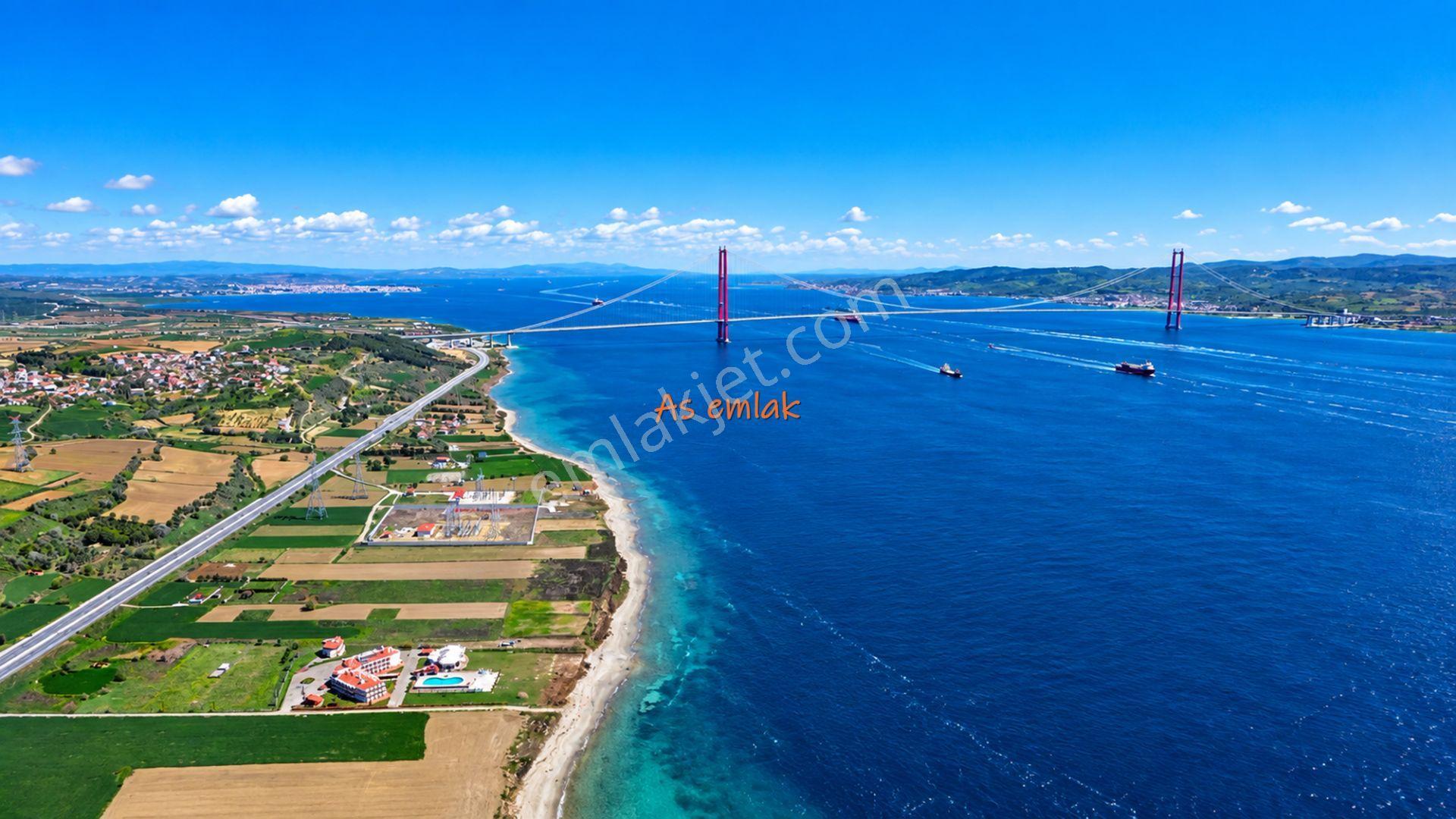 Gelibolu Sütlüce'de Köprü Manzaralı,yola Cepheli 9507.83 M2 Arazi — fotoğraf 6