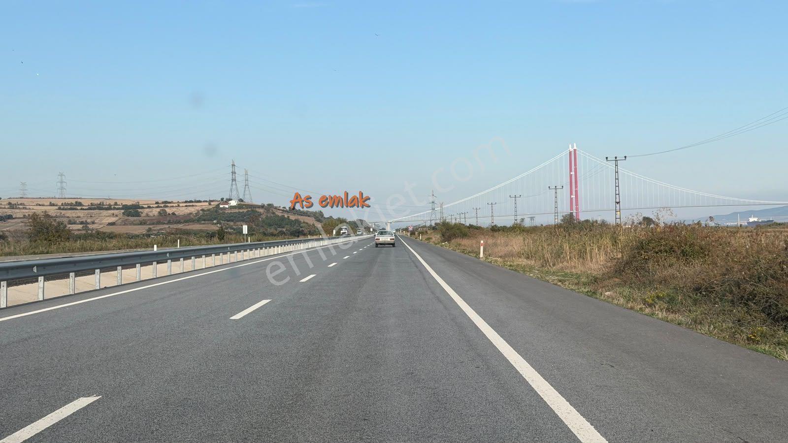 Gelibolu Sütlüce'de Köprü Manzaralı,yola Cepheli 9507.83 M2 Arazi — fotoğraf 11