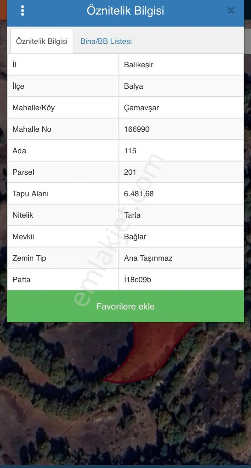 Balcity - Balya Çamavşar Mah. Tek Tapu Fırsat 6.481 M2 Yatırım Fırsatı — fotoğraf 2