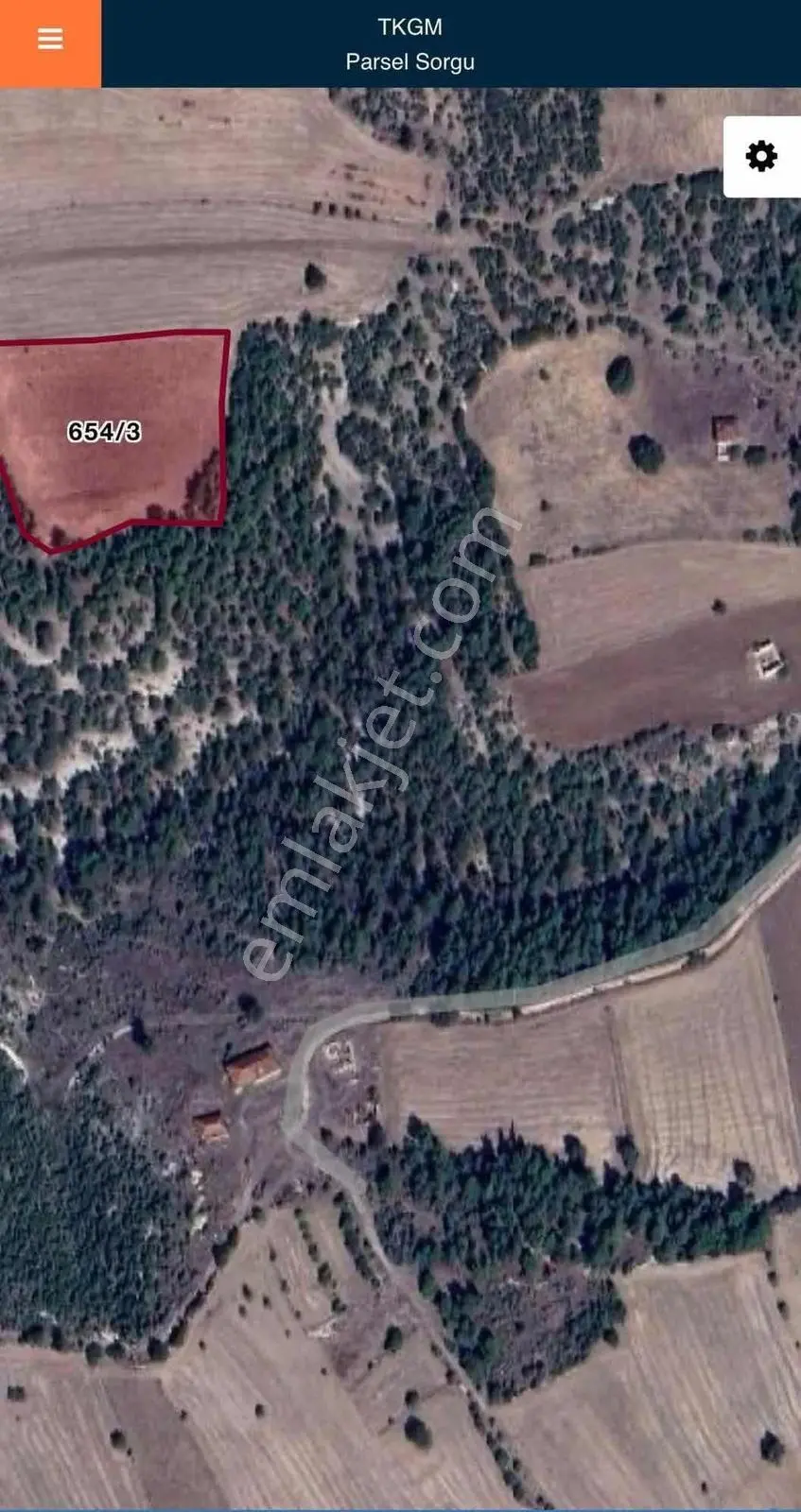 Uşak İlyaslıda Osbye 5,5 Km Mesafede 9.464 M² Müstakil Tapulu — fotoğraf 2