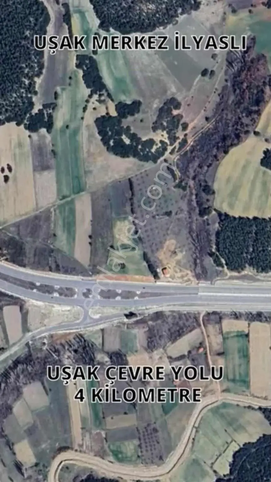Uşak İlyaslıda Osbye 5,5 Km Mesafede 9.464 M² Müstakil Tapulu — fotoğraf 8