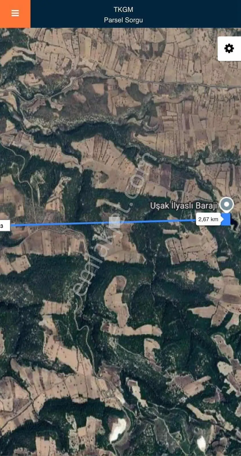 Uşak İlyaslıda Osbye 5,5 Km Mesafede 9.464 M² Müstakil Tapulu — fotoğraf 12