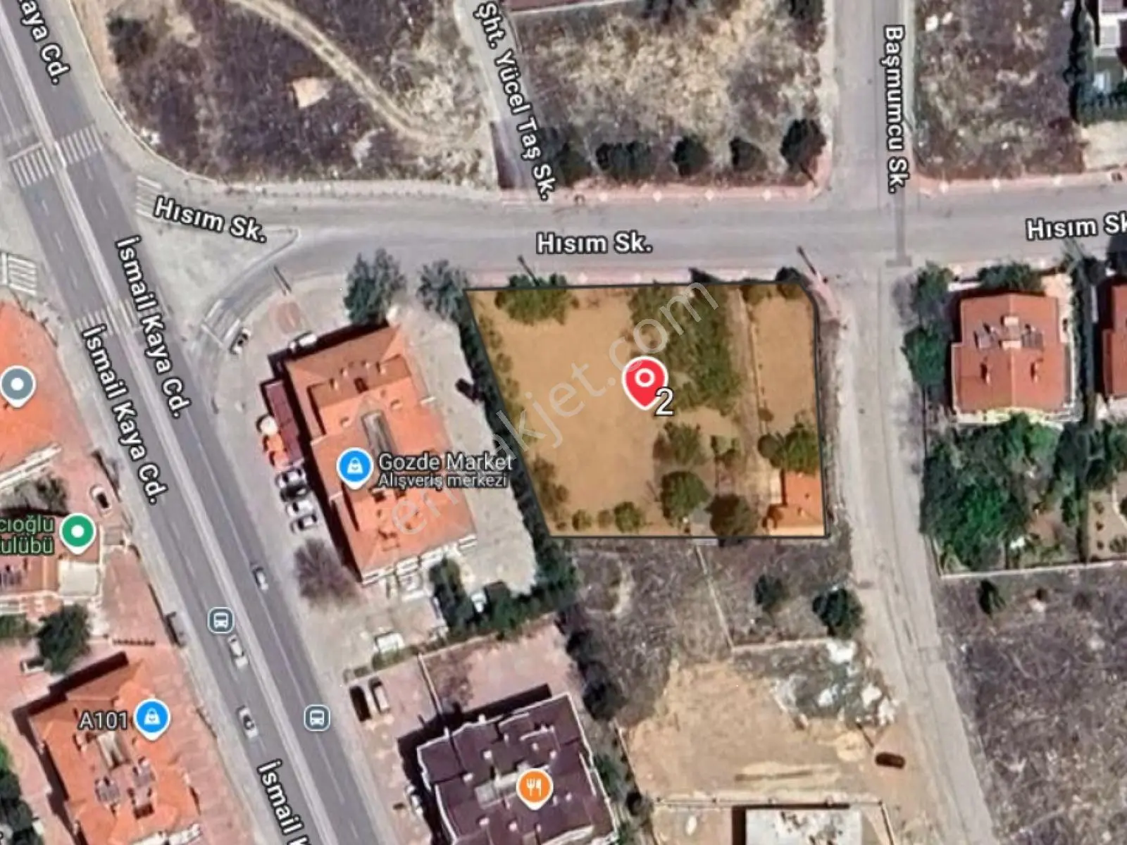 İşyapar'dan Buhara Mah. 2 Kata İmarlı 1844 M² Köşe Parsel Arsa — fotoğraf 3