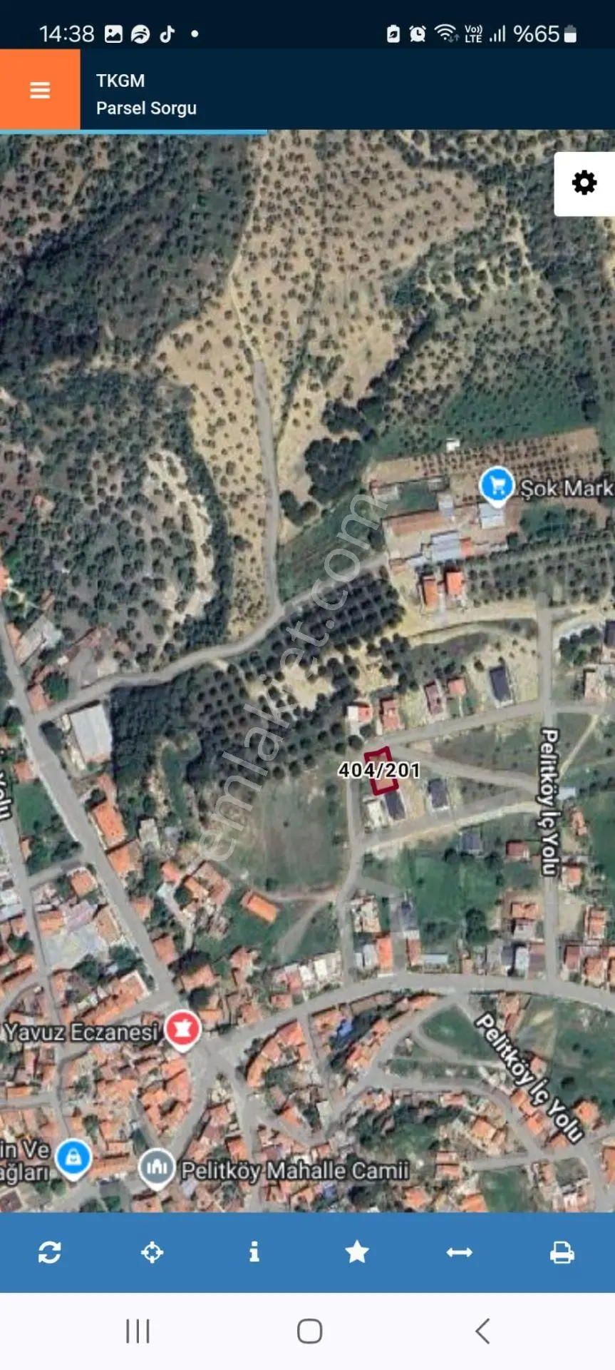 Denizden Burhaniye Pelitköyde Satılık 275 M2 Villa İmarlı Arsa. — fotoğraf 2