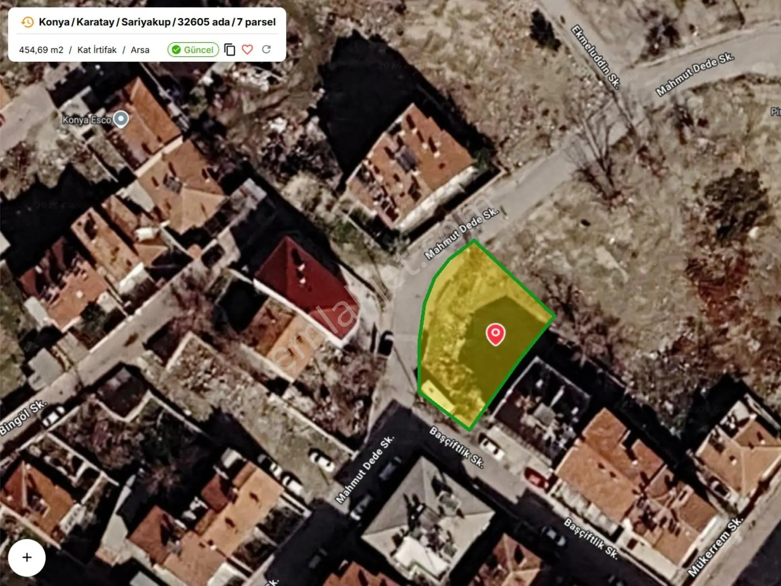 Karatay Sarıyakup Mahallesi 8 Dairelik Kat İttifakı Kurulu Arsa — fotoğraf 11