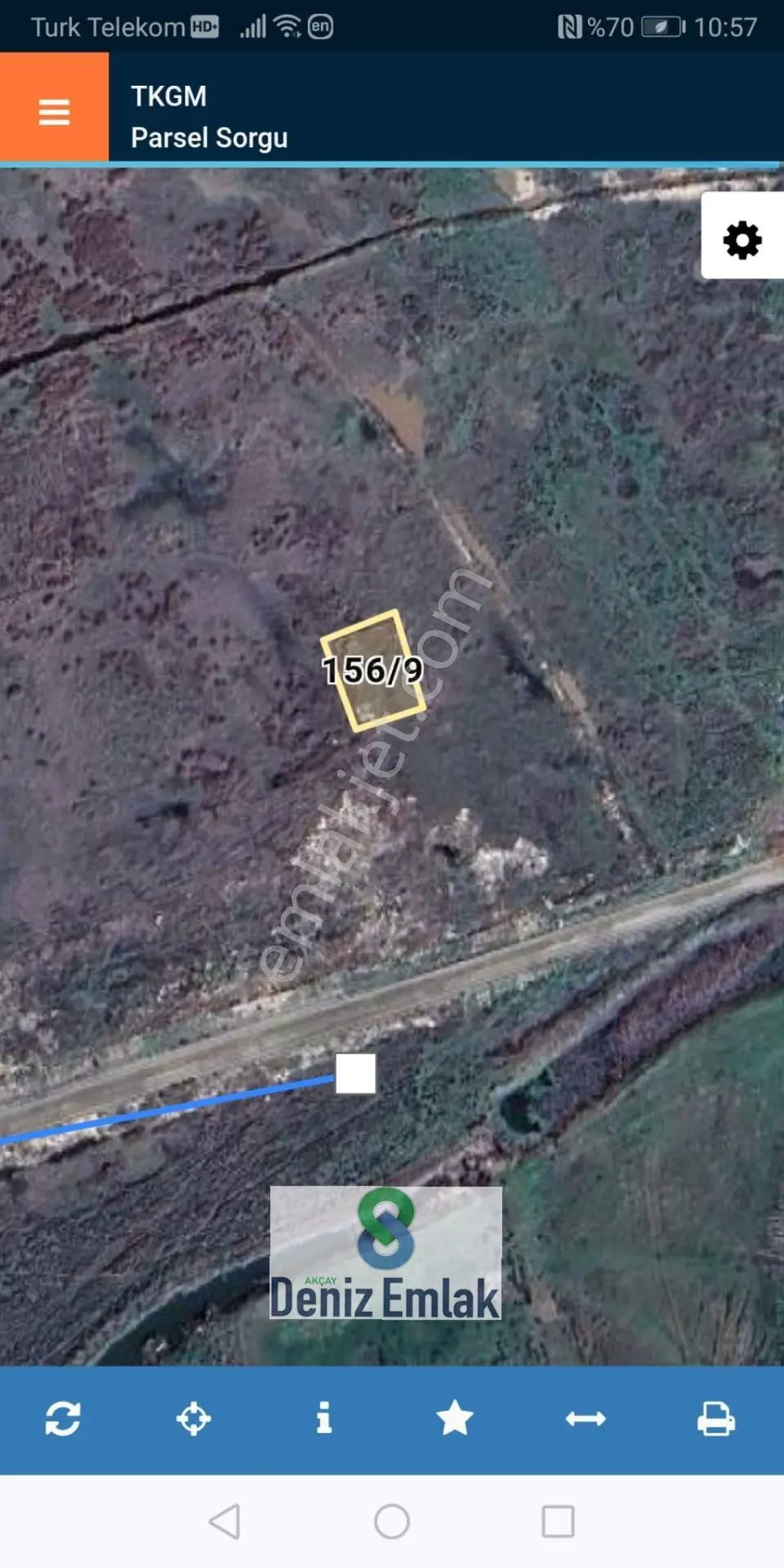 Denizden Çıkrıkçıda 328 M2 Denize 800 M Satılık Villa Arsası. — fotoğraf 2