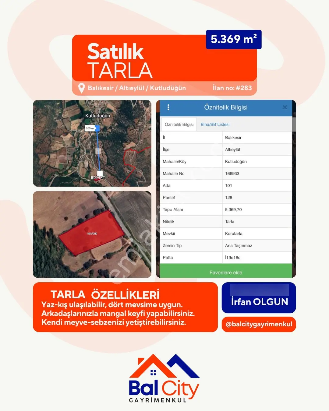 Balcity - Altıeylül | Kutludüğün Asfalt Yola Cephe 5.369 M² Yatırım Fırsatı — fotoğraf 10