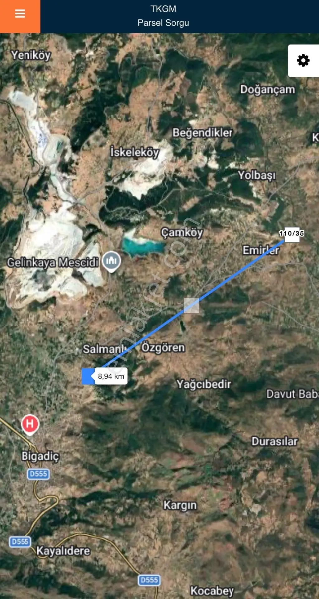 Balcity- Bigadiç Emirlerde 1.623 M2 Satılık Arazi — fotoğraf 3
