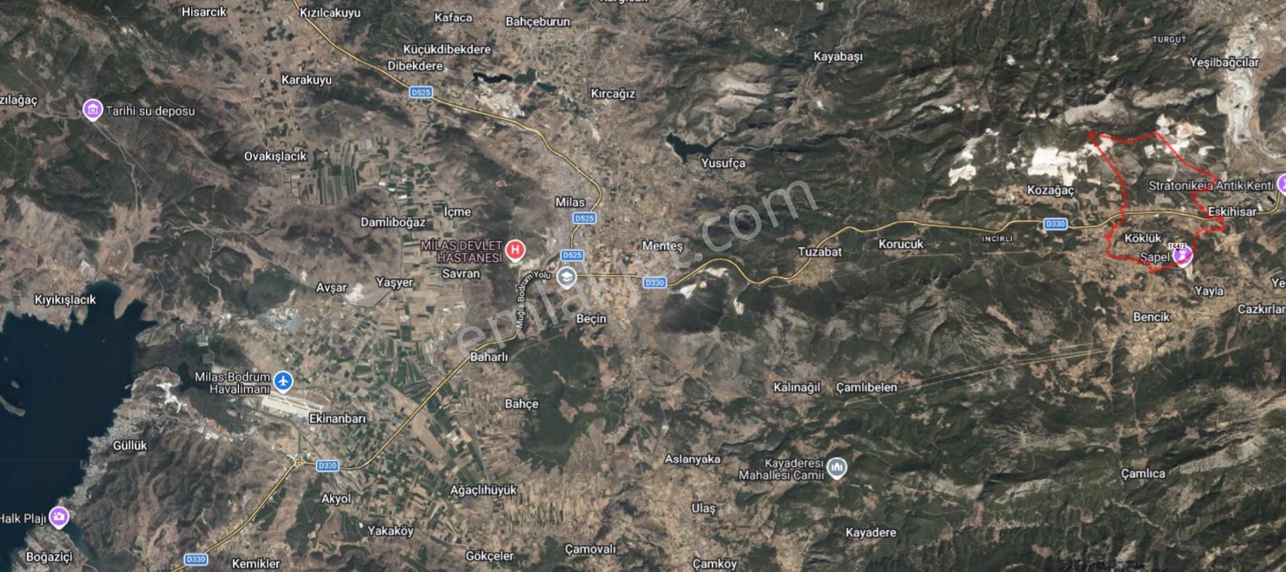 Dost’tan Yatağan Köklük’te Kendi Zeytinliğinizi Kurabileceğiniz 12.509 M² Tarla — fotoğraf 3