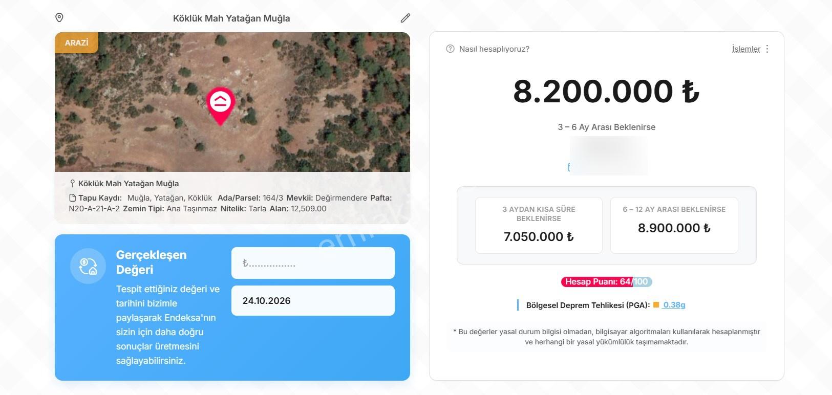 Dost’tan Yatağan Köklük’te Kendi Zeytinliğinizi Kurabileceğiniz 12.509 M² Tarla — fotoğraf 17