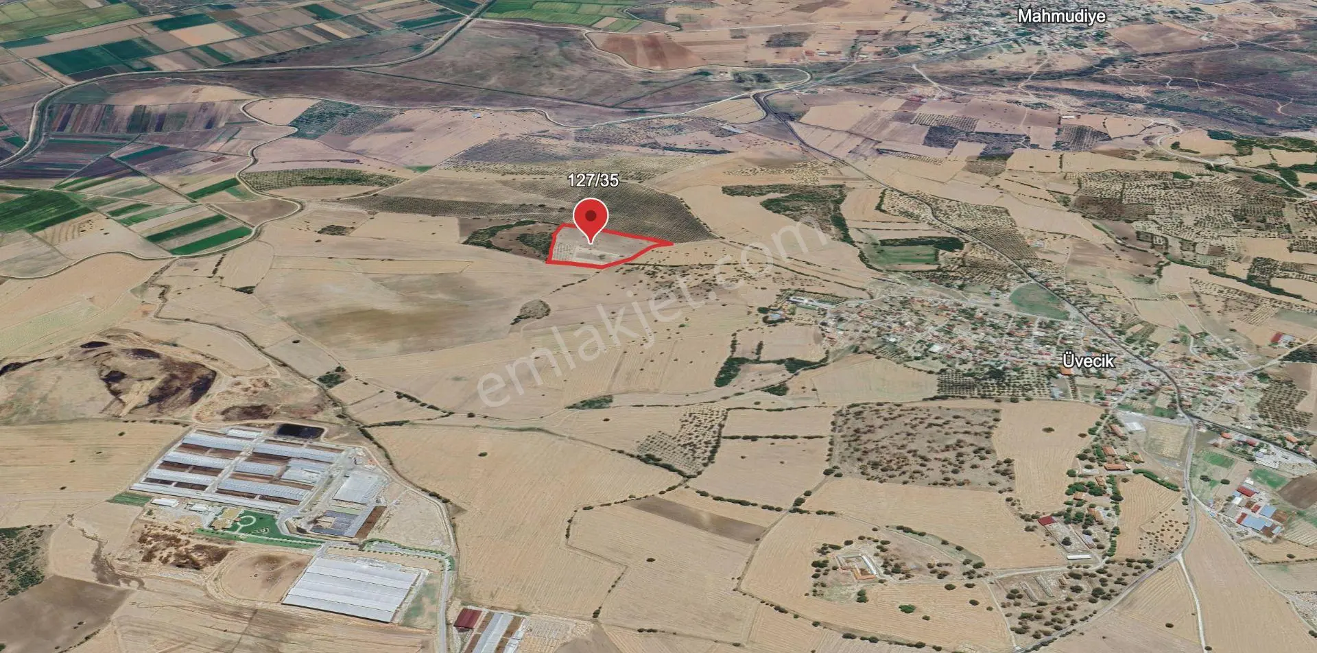 Çanakkale Ezine Üvecik Köyünde 41.547 M² Satılık Tarla — fotoğraf 5