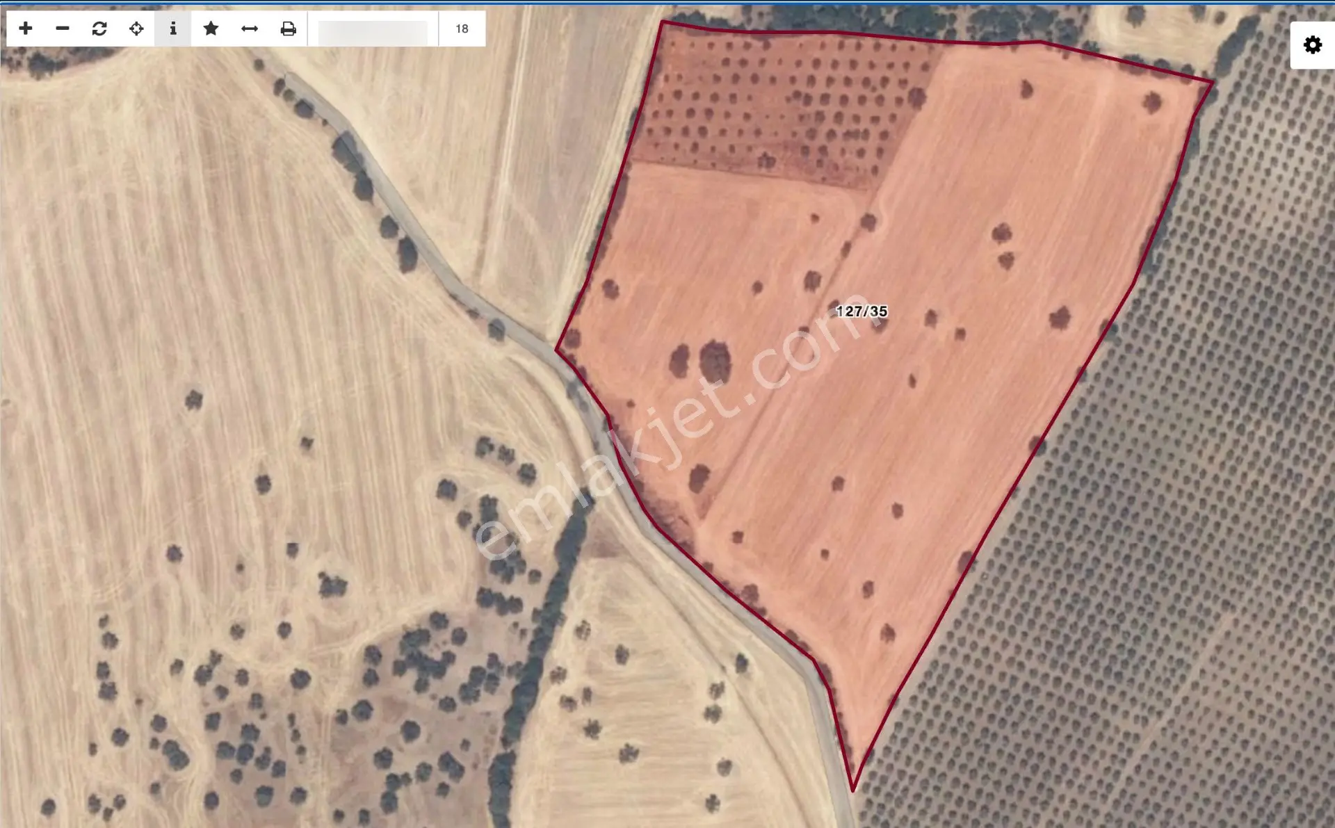 Çanakkale Ezine Üvecik Köyünde 41.547 M² Satılık Tarla — fotoğraf 7