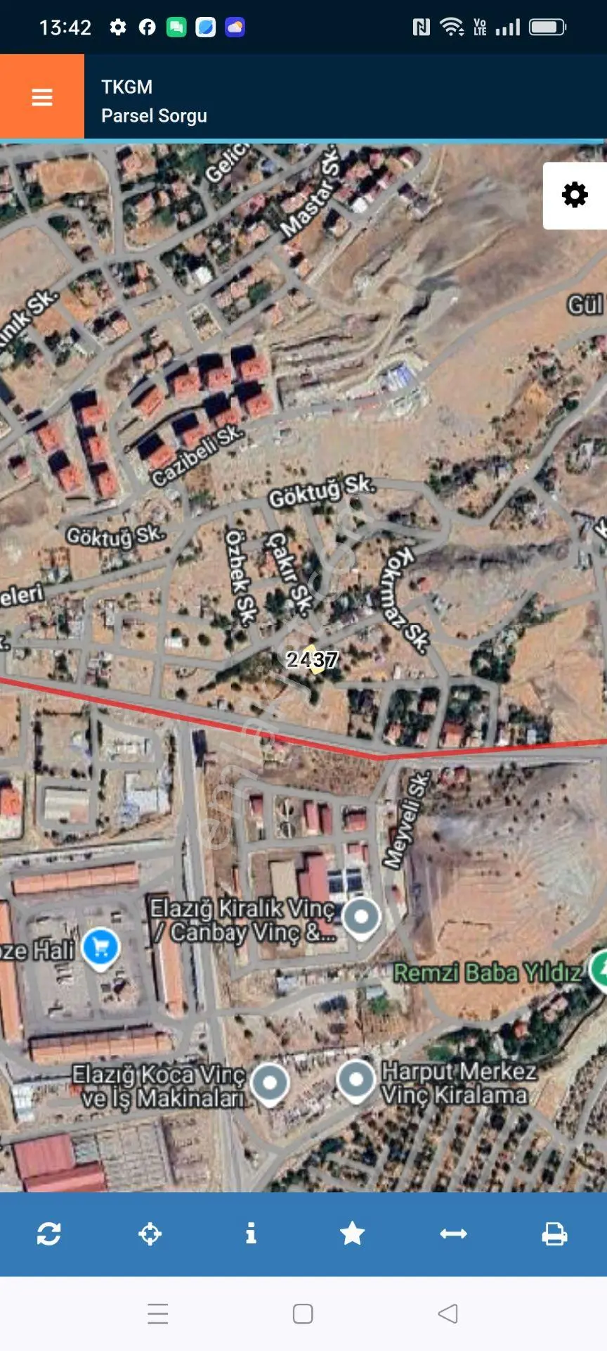 Elazığ Yeşilyurt'Ta Satılık 489 M² Konut İmarlı Arsa