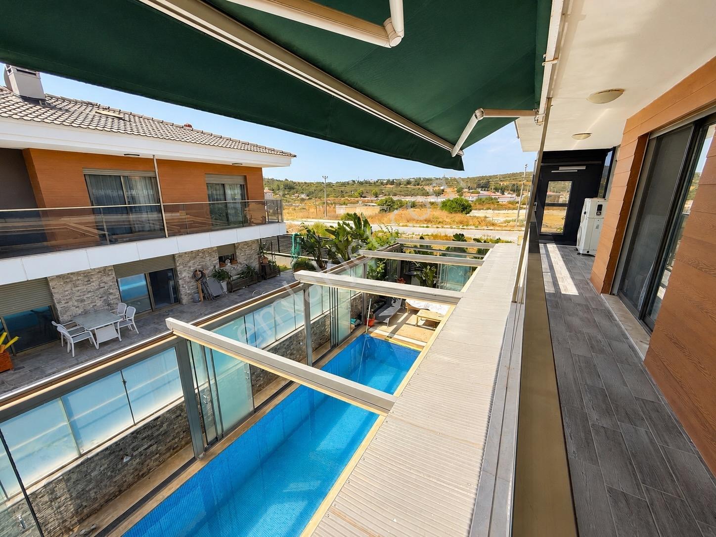 9 Çeşme Şifnede 5+1 Asansörlü, Isıtmalı Havuzlu, Müstakil Villa — fotoğraf 6