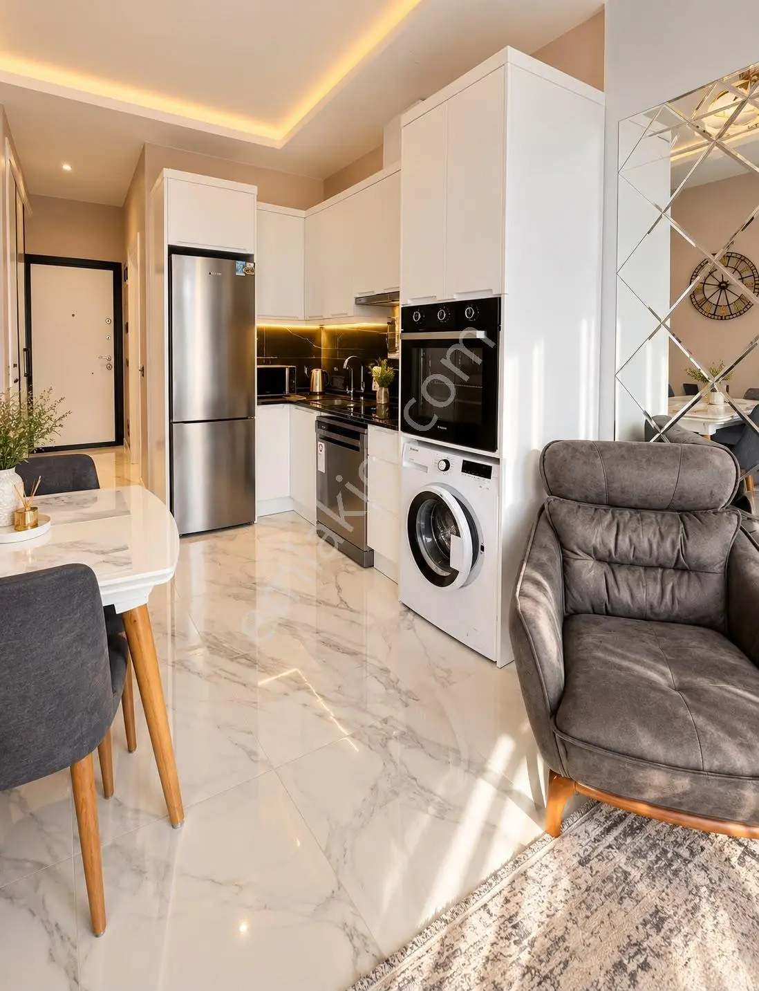 Alanya Kargıcak Mah. 1+1 Deniz Manzaralı Full Eşyalı Daire — fotoğraf 4