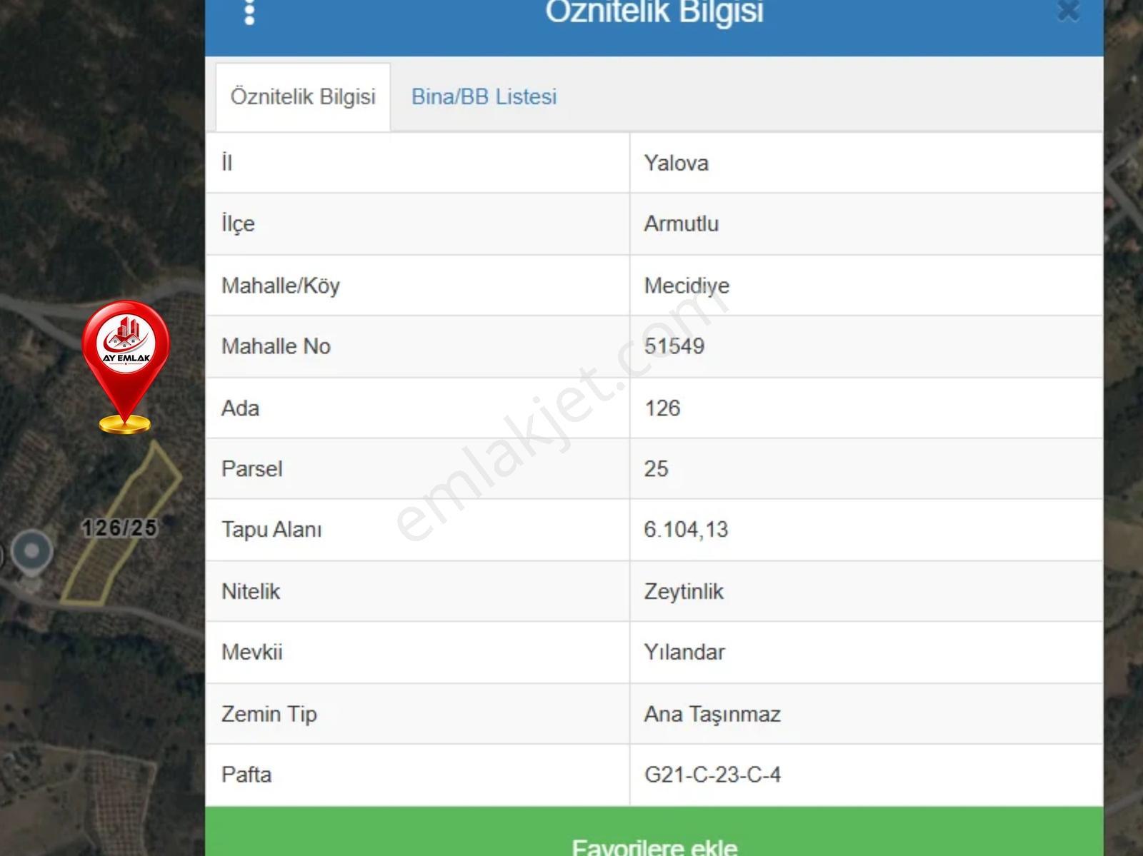 Yalova Armutlu Mecidiyeköyde Satılık 6.105 M² Zeytinlik — fotoğraf 10