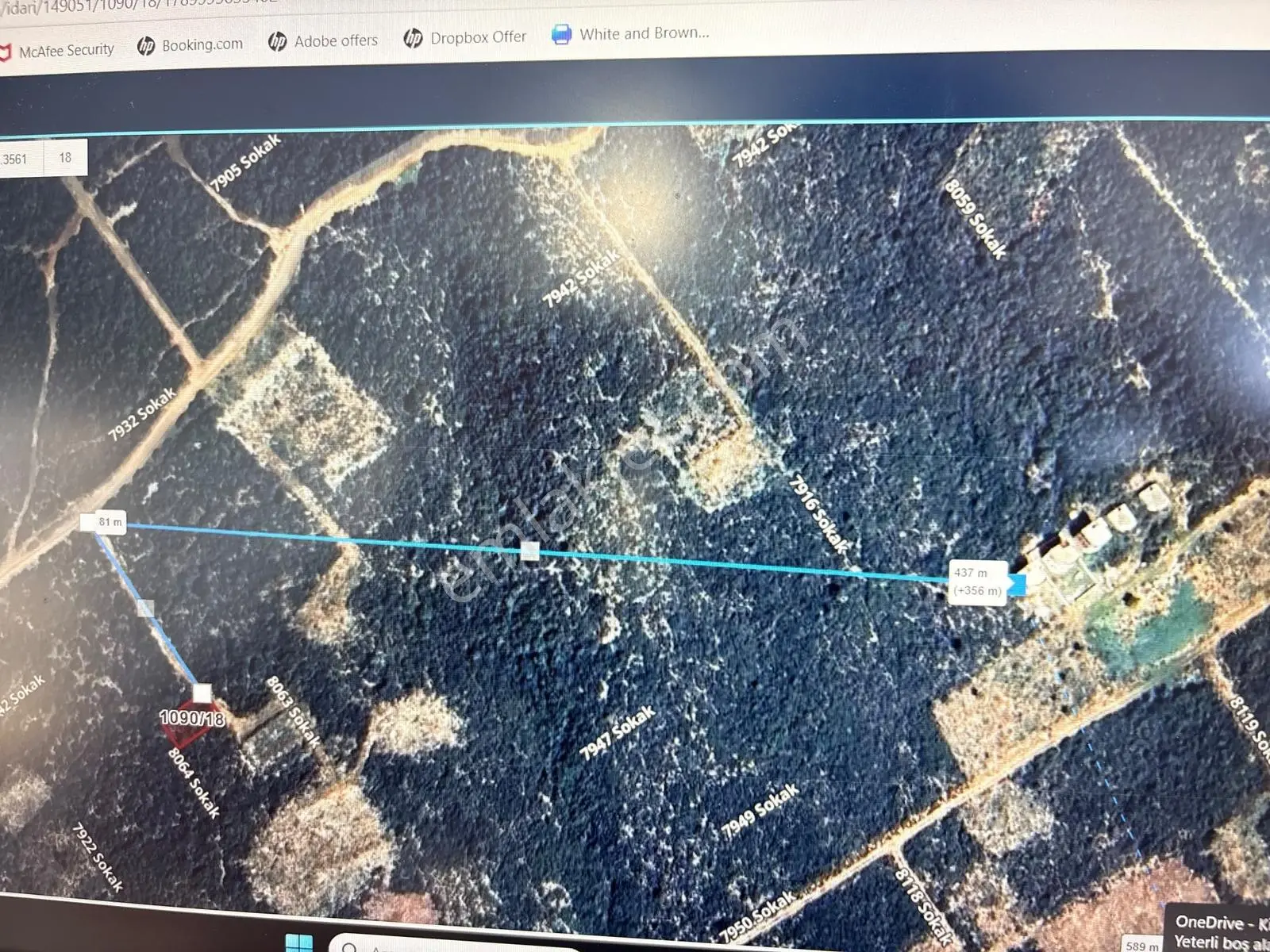 19 Didim Akyeniköy Bozseki Mevkiinde Villa İmarlı Arsa