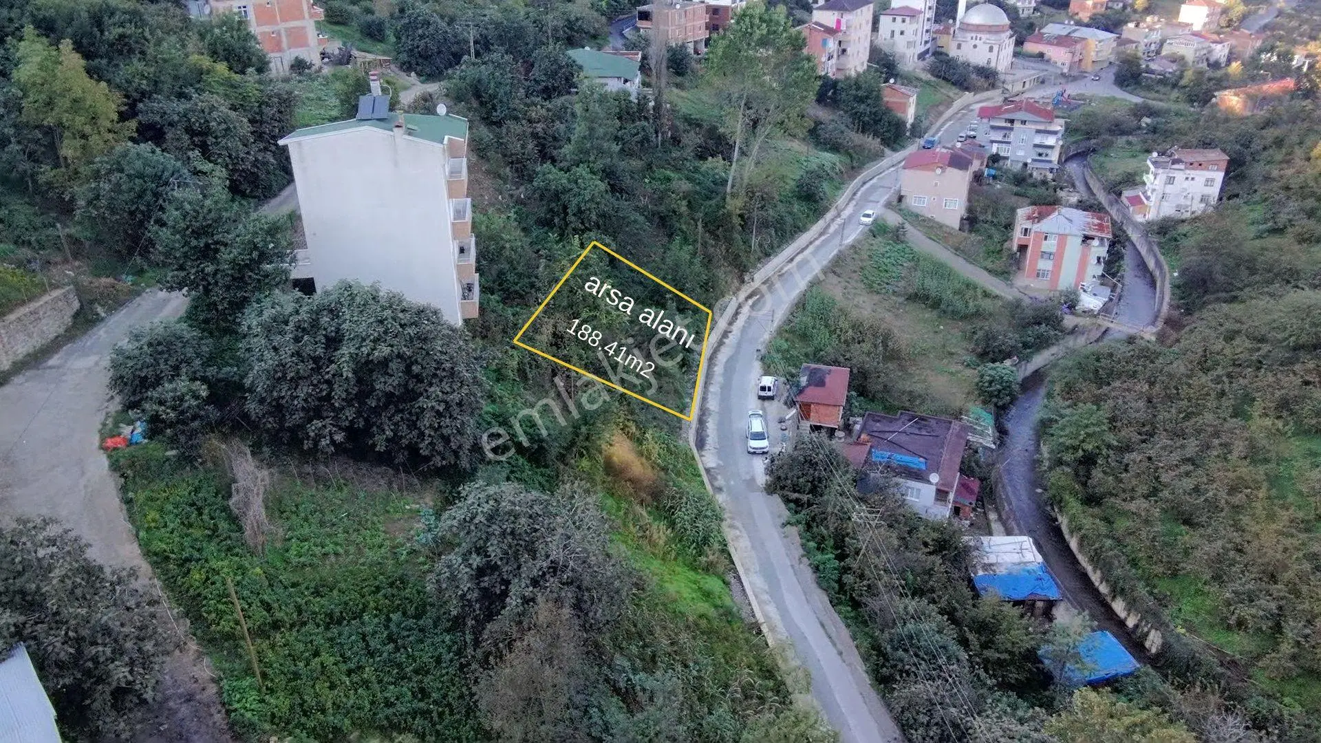 Trabzon Ortahisar 188 M² Konut İmarlı Satılık Arsa — fotoğraf 2